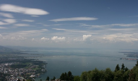 Uitzicht over Bodensee