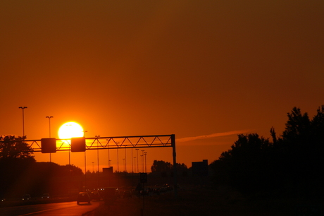 Prachtige zonsondergang