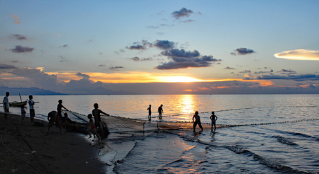 Visser jongens op Bali
