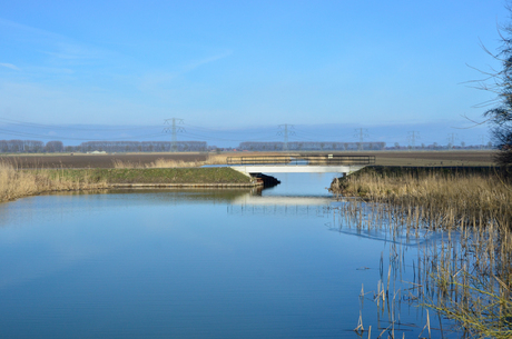 Spiegeling in het water