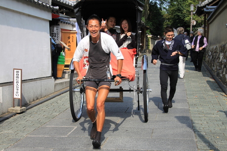 vervoer in Japan per Riksja