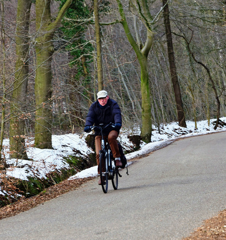 De eenzame fietser