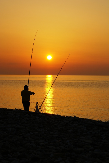 Zonsondergang op Samos 1