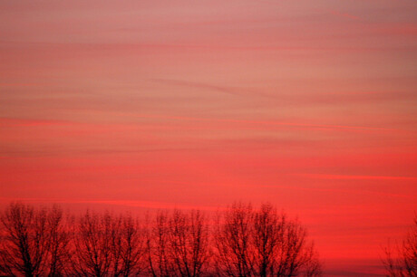 Zonsondergang in Zoetermeer