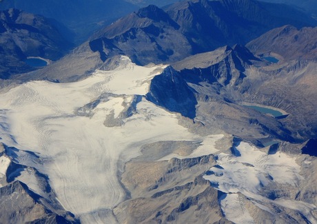 Gletsjer in de Alpen