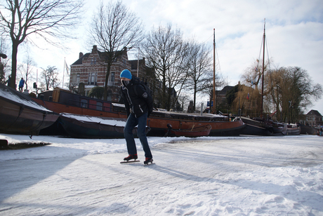 De eenzame schaatser