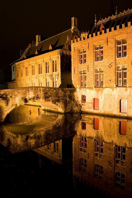 Brugge bij avond.