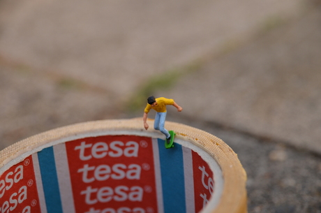 Miniature Skateboarder