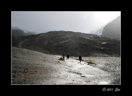 Op weg naar de gletsjer