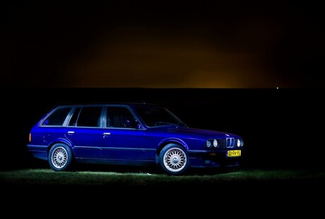 BMW by night