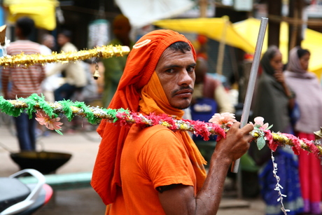 India bedevaartganger in Varanasi 206