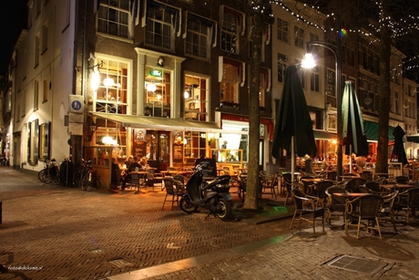 Deventermarkt bij avond