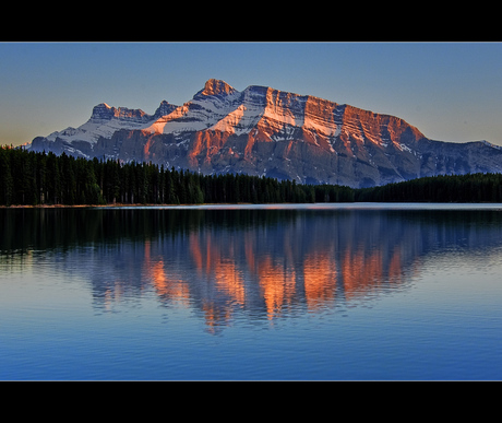 Mt Rundle reflection