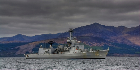 M - fregat in Schotland