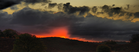 Zonsopgang over de Veluwe