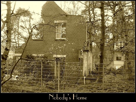 Nobody's home...