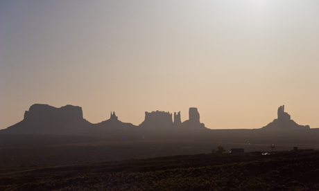 Skyline van Monument valley