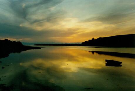 Sunset at Newport Bay, Wales