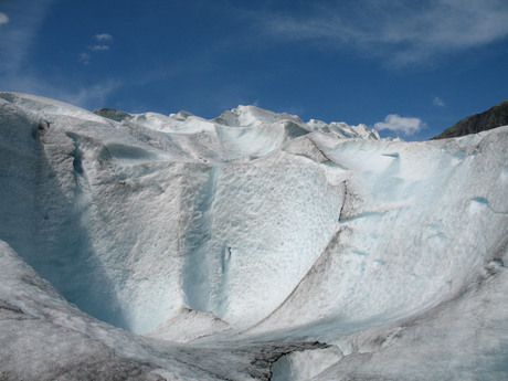 Smeltende Gletsjer door Zomerhitte
