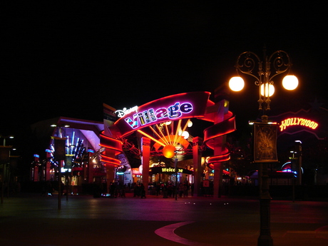 Disney Village by night