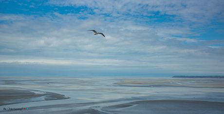 kust bij "Le Mont-Saint-Michel"