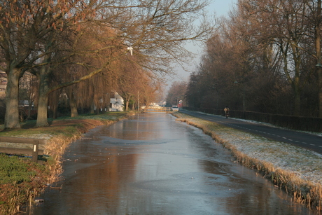 Mooi ijzig landschap