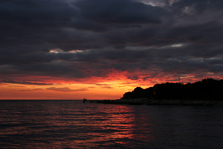 zonsondergang kroatie