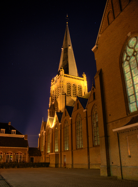 Kerk bij nacht