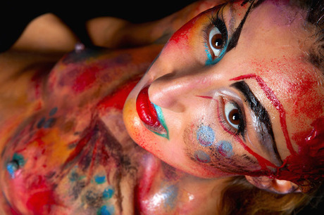 Colourful nude