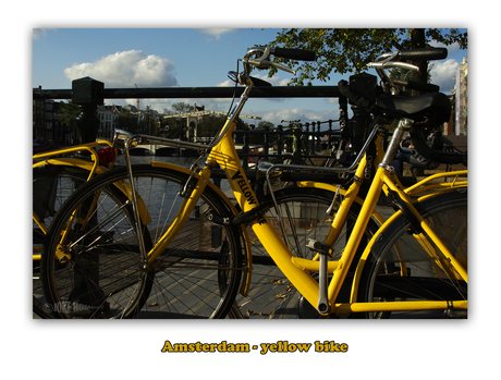 Amsterdam Yellow bike