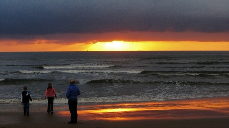 zonsondergang Zandvoort