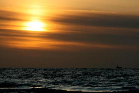 zonsondergang op Texel