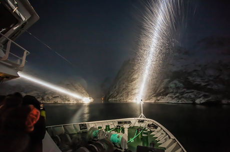 Lofoten, ingang Trollfjord