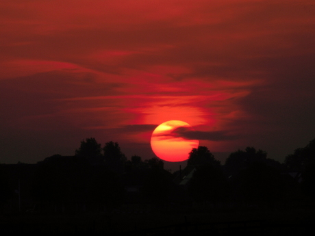 Zonsondergang Sneek