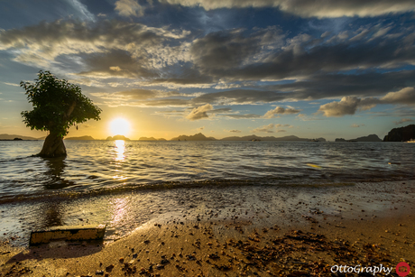 El nido sunset