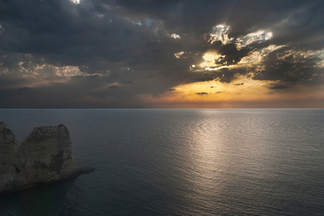 Zonsondergang in Beirut
