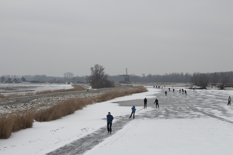 Winterse Schaatspret