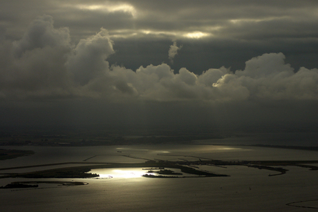 Vlucht over Zeeland