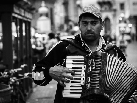 Muzikant in Italië