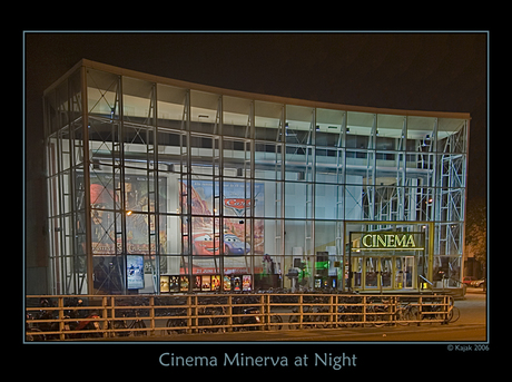 Cinema Minerva at Night