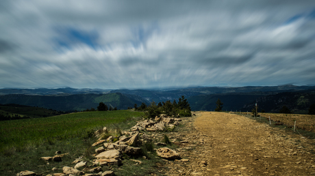 Clouds sailing by