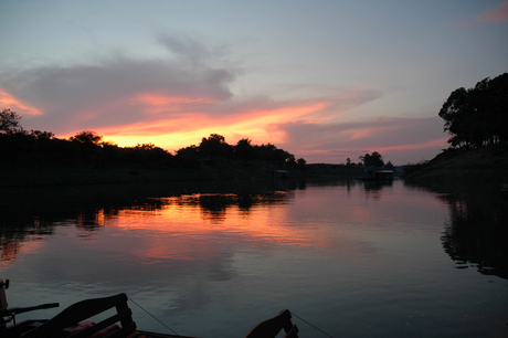 zonsondergang Amazone