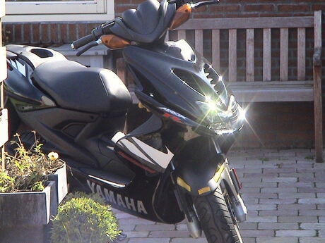 Schitterende scooter