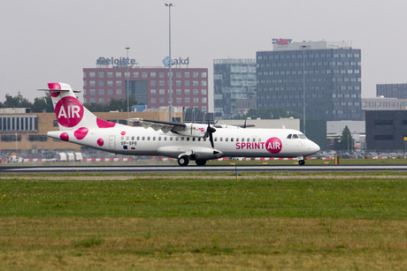 Sprintair, SP-SPE, ART 42/72, Eindhoven Airport, 20170805