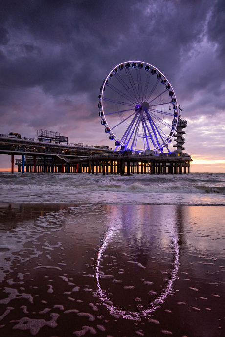 Reuzenrad op de pier van Scheveningen