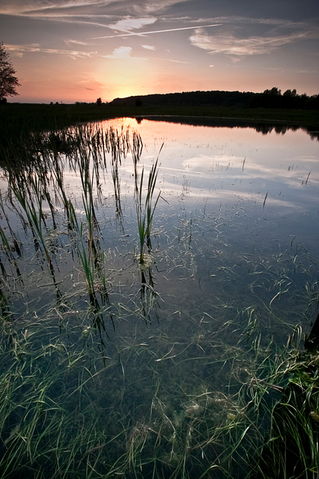 Zonsondergang blauwekamer