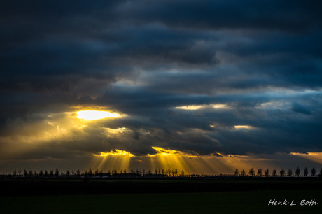 Gat in de wolken