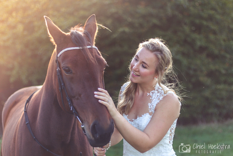 Bruid met paard