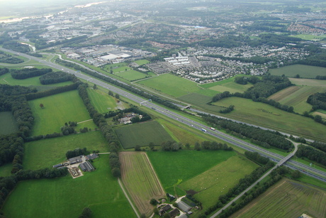 Deventer vanuit de luchtballon