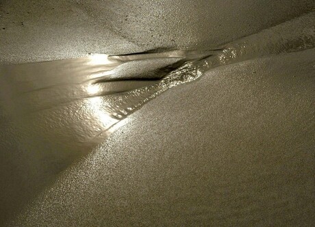 water en zand
